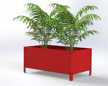 Jardinière 50x100 basse