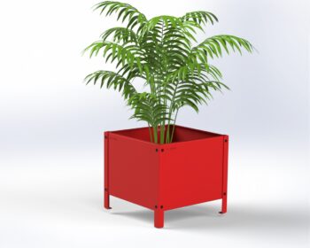 Jardinière 50x50 basse